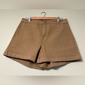 Madewell Women's Brown high rise shorts